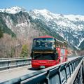 北アルプスの山並みをバスから一望🚌屋根のないバスが今夏、奥飛騨を初めて運行