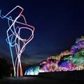 福岡城跡が幻想的な空間に🏯夜の野外アート展を開催