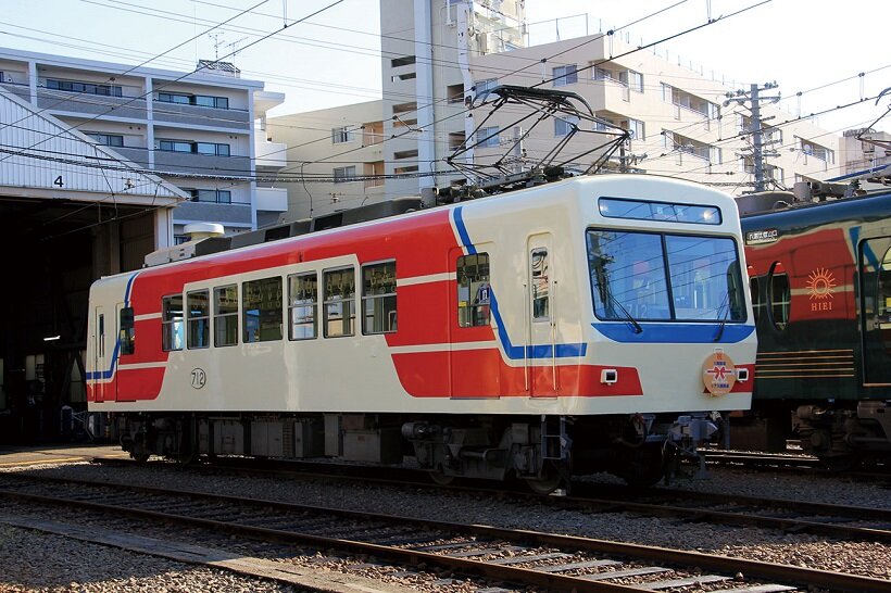 叡山電車で〝三鉄〟走る