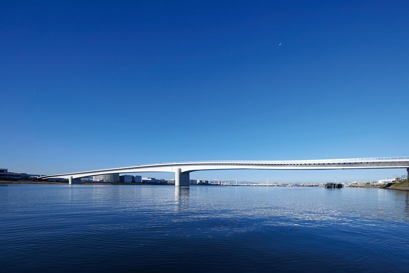 多摩川に新橋が開通