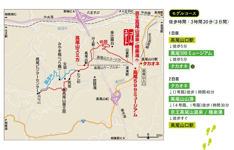 高尾山地図