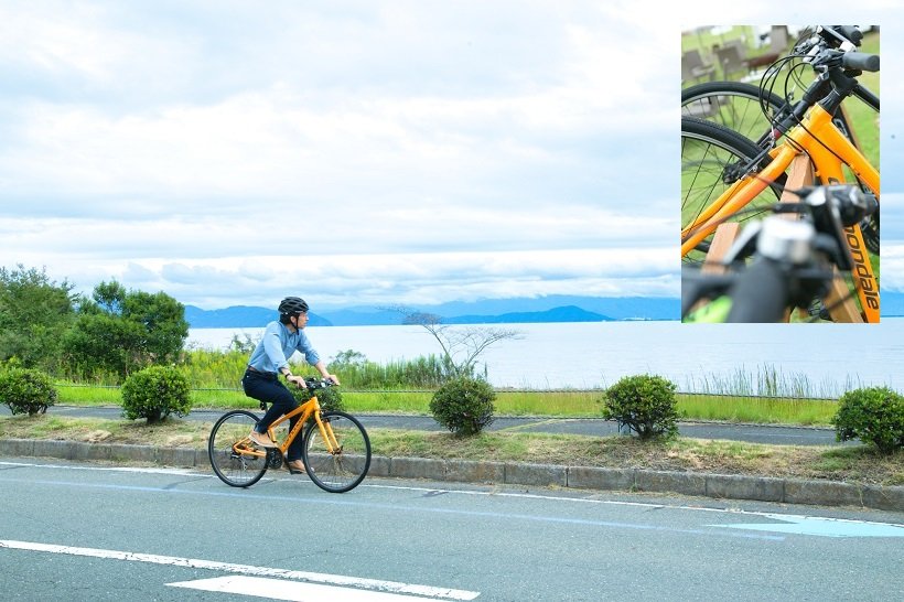 のんびり、ゆったり　泊まって、ビワイチ　　滋賀県サイクリストにやさしい宿