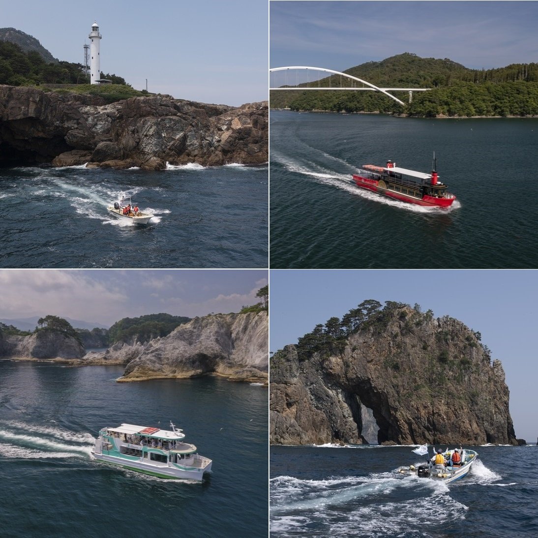 海から眺める絶景クルージング　ぐるっと三陸船めぐり