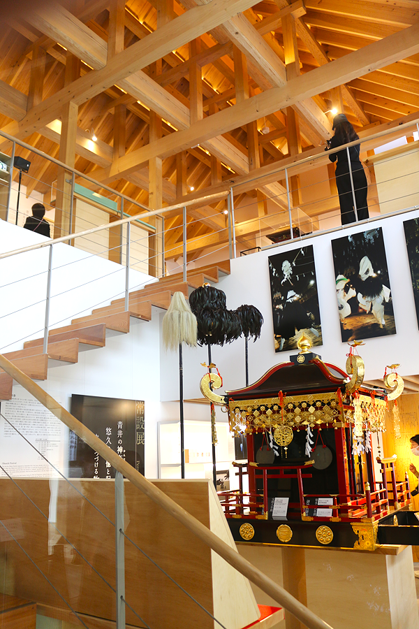 青井の杜国宝記念館では貴重な品々を展示
