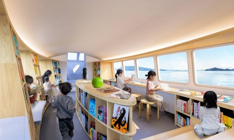 海の上の図書館!香川県の離島などへ「こども図書館船」就航