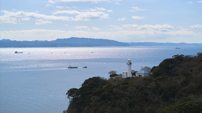 【空から灯台】観音埼灯台<神奈川>
