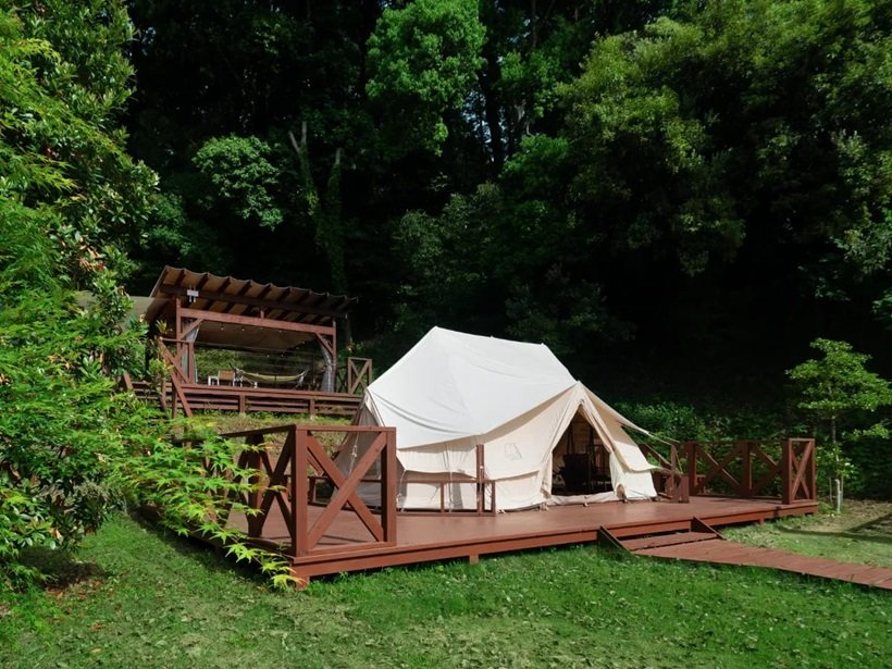 緑に遊び、包まれて眠る〝泊まれる植物園〞が茨城県那珂市に誕生