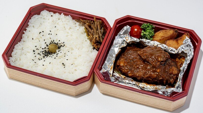6 つばめ風ハンブルグステーキ弁当.jpg
