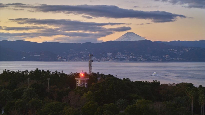 【空から灯台】初島灯台＜静岡県熱海市＞