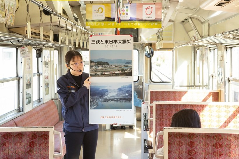 【東北の春を見つけに】復興への道のりを列車でたどり、防災の大切さを改めて意識する　三陸鉄道震災学習列車（1）