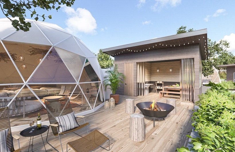 長崎の離島・伊王島に、グランピングリゾート「GRAX OCEAN VILLAGE」2月オープン🎪