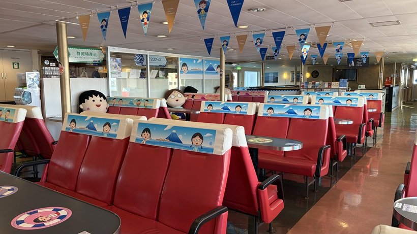 静岡県の清水～土肥を結ぶ駿河湾フェリーが、アニメ「ちびまる子ちゃん」の世界に！