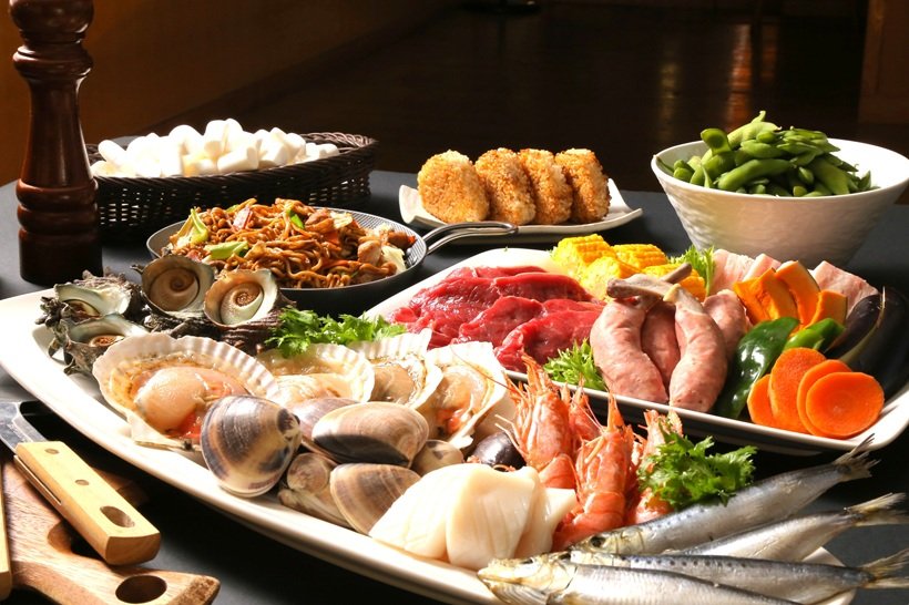 バーベキューの食材一例