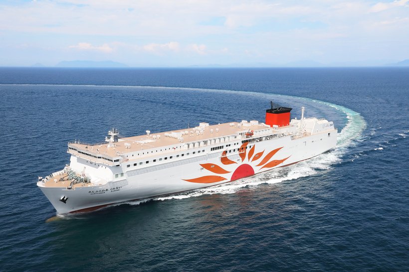 【フェリーひとり（一人）旅】穏やかな夜の瀬戸内海を渡り、湯けむり上がる別府温泉へ　さんふらわあ くれない・むらさき＜商船三井さんふらわあ＞