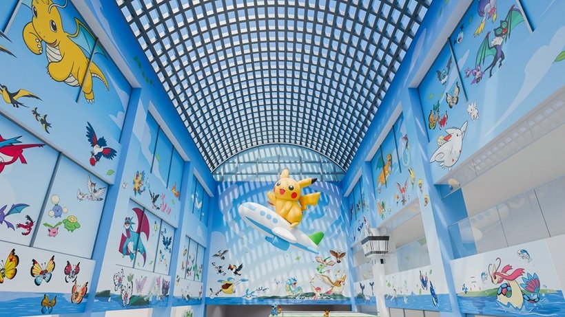 たくさんのポケモンたちが迎えてくれる〝ポケモン〞の名を冠した世界初の空港がオープン