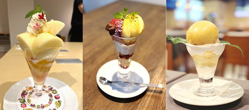 都内5店で開催「おかやま白桃パフェDays」