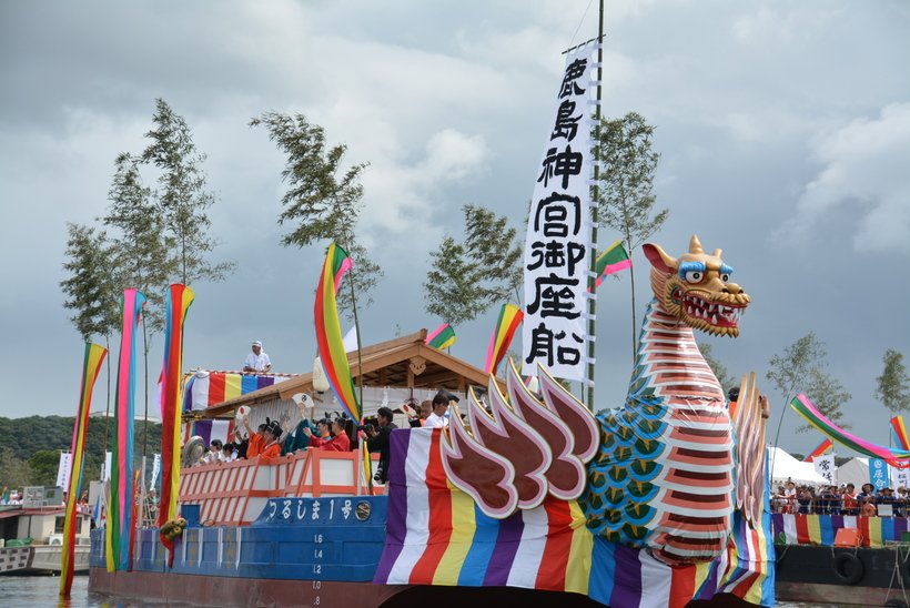 12年に1度の水上祭典　鹿島神宮式年大祭「御船祭」斎行