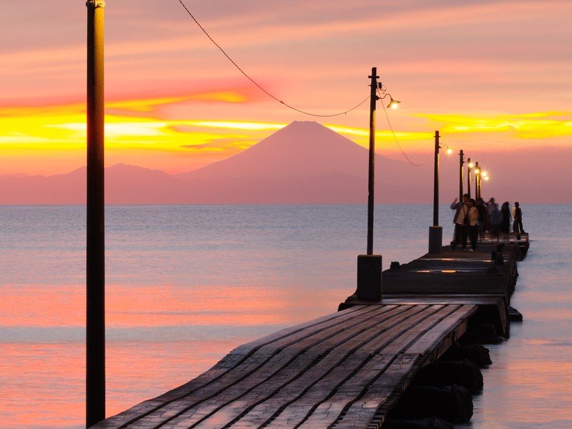 夕日✕海✕富士山を一度に見られるスポットを紹介！「千葉の絶景時間」